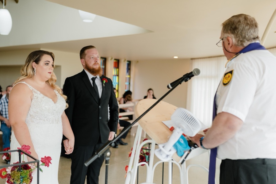Wedding ceremony by Dr. Gerrit Rademeyer in De Kuilen